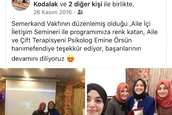 Örsün Psikolojik Danışmanlık Merkezi - Resim 13