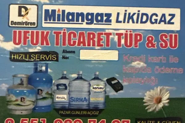 milangaz ufuk tüp ve su bayii - Resim 9