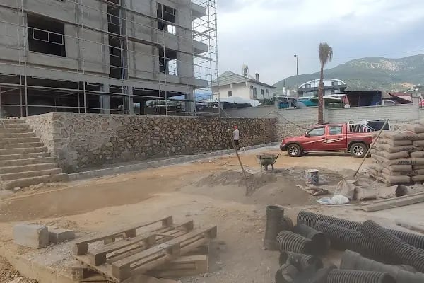Alanya Kırım yıkım nakliye mini kepçe tadilat İzolasyon taş duvar taş bina restorasyon - Resim 12