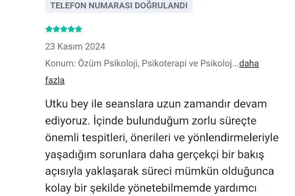 Özüm Psikoloji, Psikoterapi ve Psikolojik Danışmanlık Merkezi - Resim 16