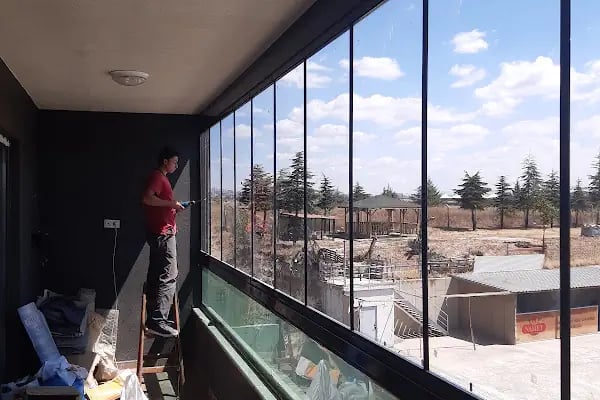 Ankara giyotin cam balkon ve sürgünlü cam balkon - Resim 5