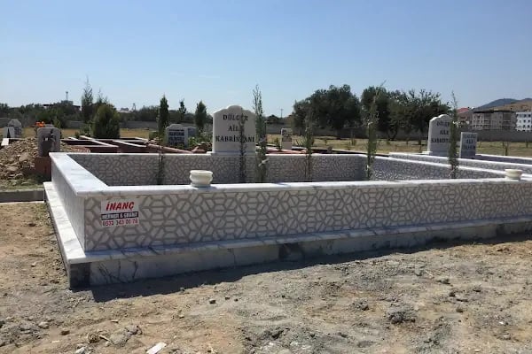 İnanç mezar Bergama mermer İzmir Mezar Yapımı Aliağa dikili Kınık soma Çandarlı Ayvalık menemen - Resim 8