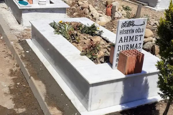 İnanç mezar Bergama mermer İzmir Mezar Yapımı Aliağa dikili Kınık soma Çandarlı Ayvalık menemen - Resim 5
