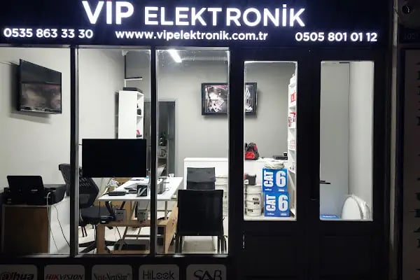 VİP ELEKTRONİK GÜVENLİK KAMERA SİSTEMLERİ, UYDU SİSTEMLERİ, TV TAMİR SERVİSİ, İP KAMERA KURULUM ve ONARIM SERVİSİ - Resim 1