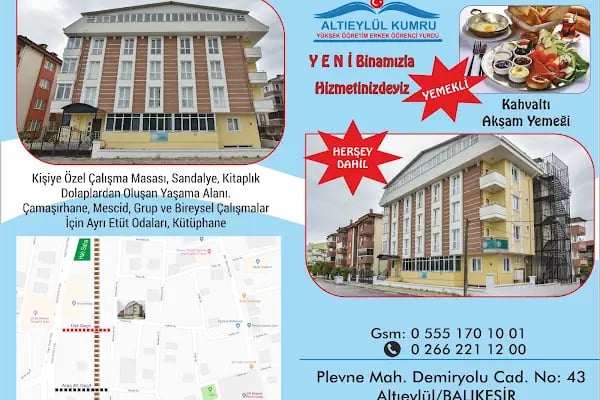 Balıkesir Özel Altıeylül Kumru Yükseköğretim Erkek Öğrenci Yurdu - Resim 17