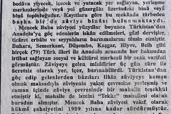 Türkistanlı Mencik Baba Türbesi - Resim 20