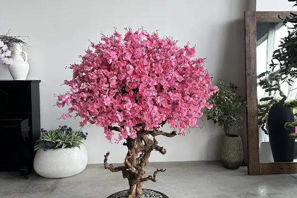 Bloomona yapay ağaç çiçek saksı - Resim 4