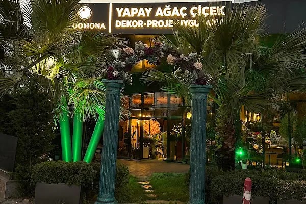 Bloomona yapay ağaç çiçek saksı - Resim 12