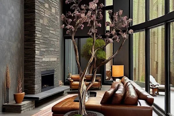 Bloomona yapay ağaç çiçek saksı - Resim 20