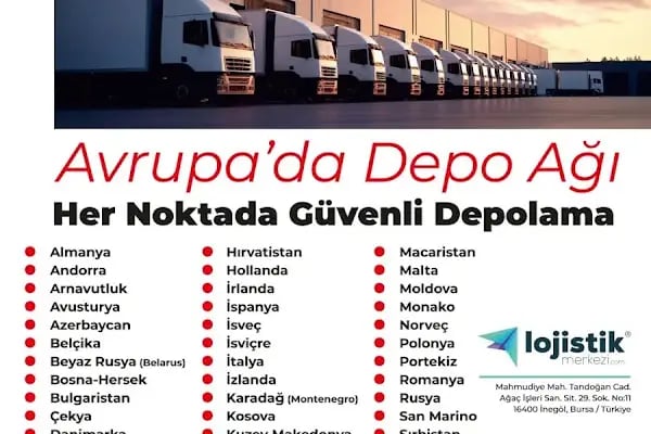 www.lojistikmerkezi.com 🇹🇷🏴󠁧󠁢󠁥󠁮󠁧󠁿🇩🇪 🇦🇹 🇭🇺 🇷🇺 🇰🇿 Seren Lojistik 🇫🇷 🇧🇪 🇳🇱 🇺🇿 🇬🇪 🇷🇴 🇧🇬 🇬🇷 🇨🇰 🇭🇺 PARSİYEL l DEPOLAMA l GÜMRÜK l - Resim 16