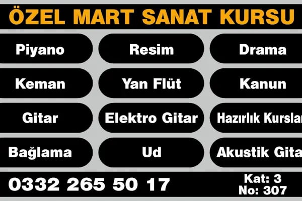 ÖZEL MART SANAT KURSU - Resim 18