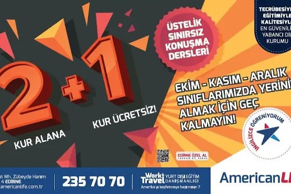 American LIFE Edirne - Resim 15