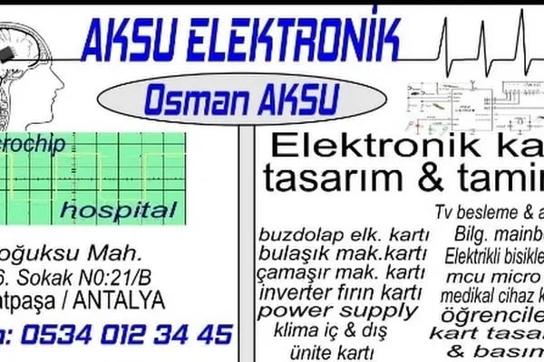 Aksu ELEKTRONİK OSMAN AKSU Soğuksu - Resim 3