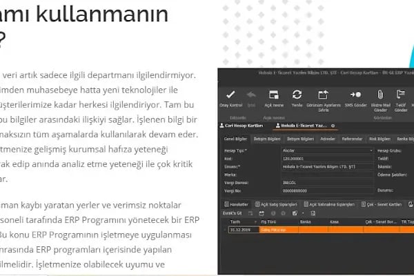 UR-GE YAZILIM BİLİŞİM ERP E-TİCARET ÇÖZÜMLERİ - Resim 6