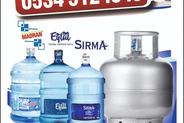 💙AYGAZ MOGAZ ʍɑѵí Alanya tüp su bayi газ и вода - Resim 7