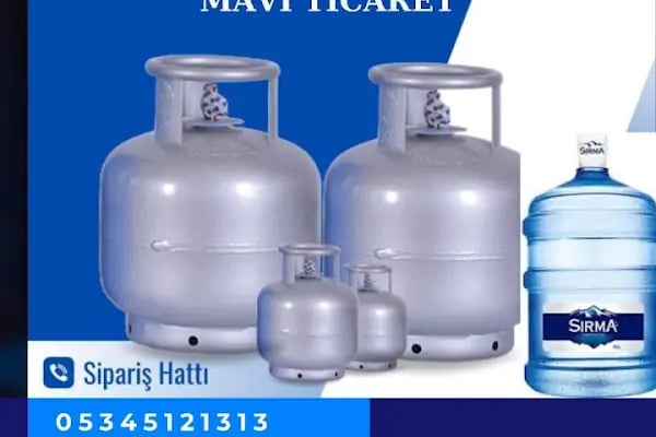 💙AYGAZ MOGAZ ʍɑѵí Alanya tüp su bayi газ и вода - Resim 6