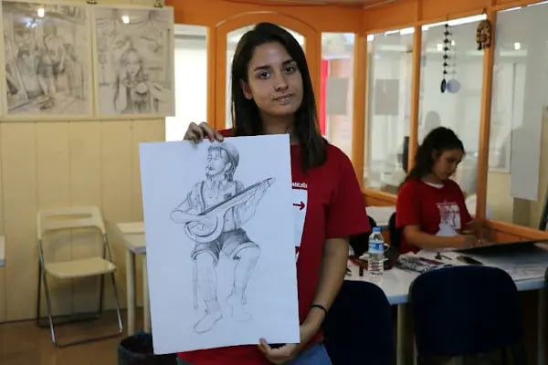 M.E.B ÇAĞATAY SANAT EĞİTİM MERKEZİ KURSU - Resim 15