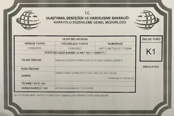 RUNLOG Lojistik Hiz. ve Tic. Ltd. Şti. - Resim 19