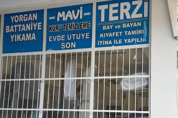 Mavi kuru temizleme terzi - Resim 10