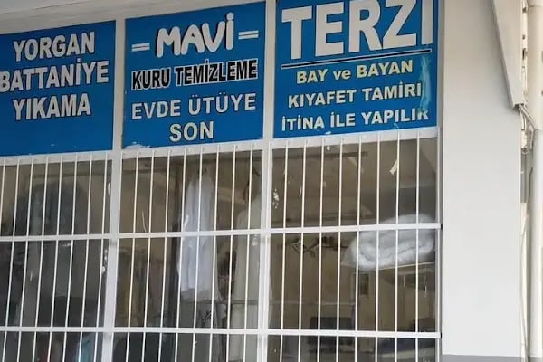 Mavi kuru temizleme terzi - Resim 11