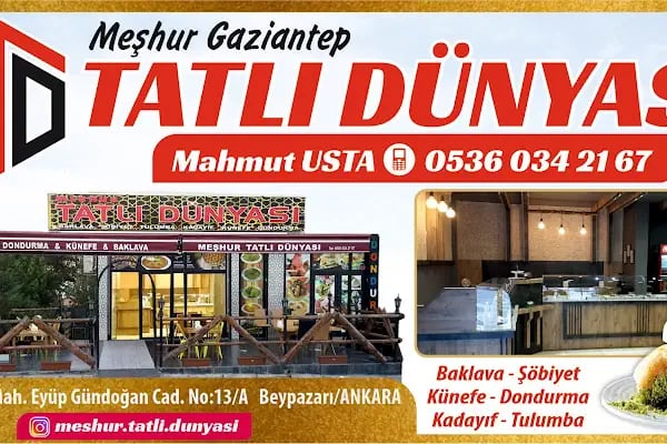MEŞHUR GAZİANTEP TATLI DÜNYASI BEYPAZARI - Resim 2