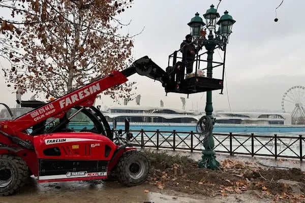 Akyurt Kiralık Manitou Telehandler Forklift Çelik Makine - Resim 4