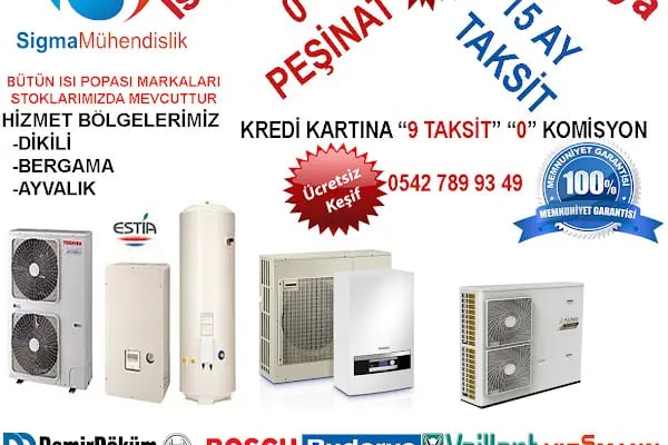 Bergama Sigma Mühendislik Dikili-Kınık-Kombi-Petek-Klima-Doğalgaz-Isı Pompası-EPDK Yetkili Firma-Güneş Enerji Sistemleri - Resim 19
