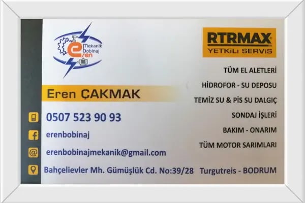 EREN BOBİNAJ VE MEKANİK (RTRMAX Yetkili Servisi) - Resim 8