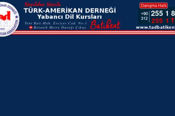 Türk Amerikan Derneği Yabancı Dil Kursları Batıkent - Resim 10