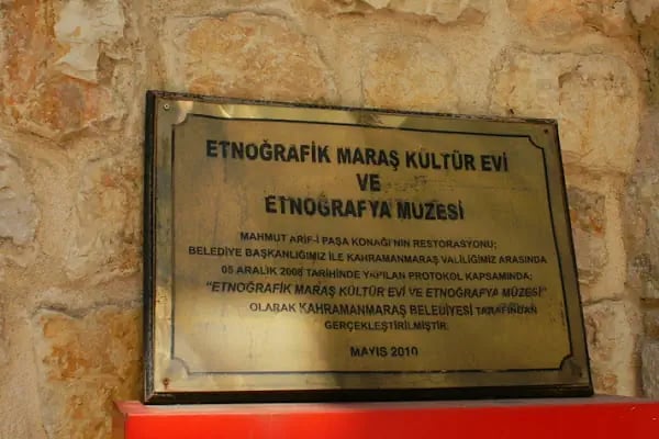 Mahmut Arif Paşa Konağı Kahramanmaraş Etnografya Müzesi - Resim 20