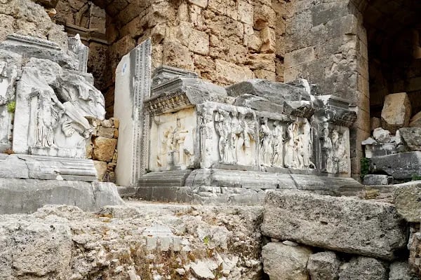 Perge tiyatrosu - Resim 2