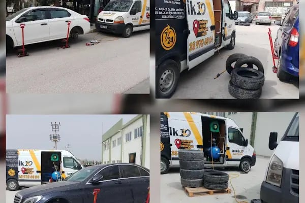 Lastik 10 7/24 Balıkesir lastik tamir, lastik yol yardım,Balıkesir nöbetci lastikci - Resim 3
