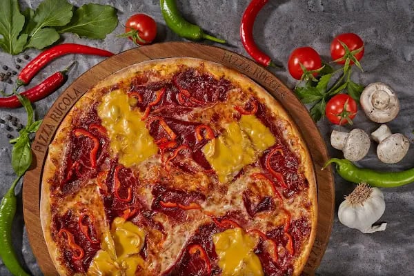Pizza Rucola Bornova - Resim 2