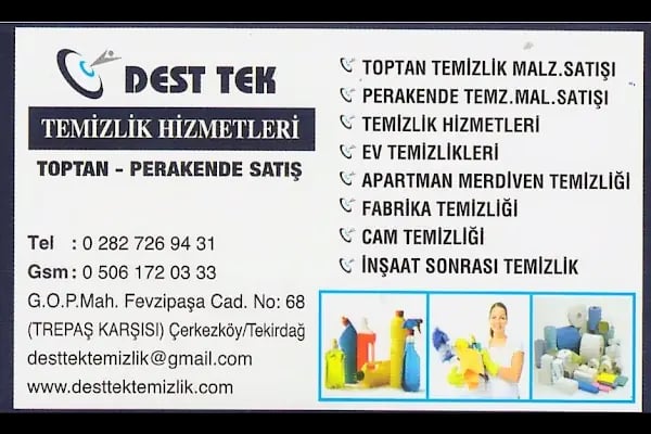 ÇERKEZKÖY DESTEK TEMİZLİK - Resim 1