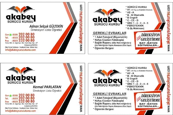 Akabey Adana Sürücü Kursları Direksiyon Geliştirme SRC - Resim 14