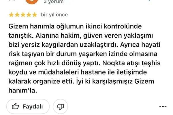 Dr.Gizem GÜNGÖR TAKEŞ Muayenehanesi - Resim 20