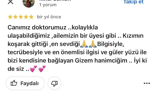 Dr.Gizem GÜNGÖR TAKEŞ Muayenehanesi - Resim 9