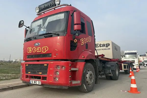 ETAP SÜRÜCÜ KURSU OSMANGAZİ KAMYON SINAV YERİ - Resim 6