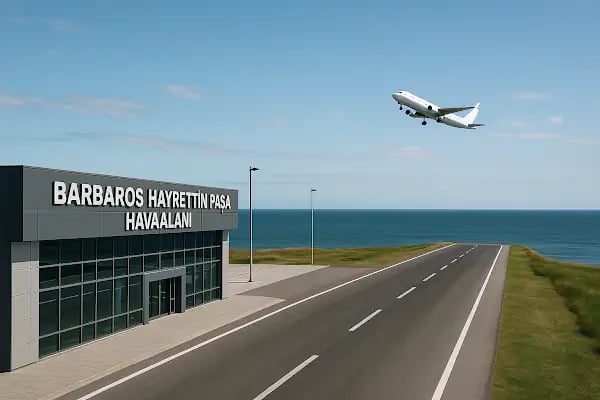 Barbaros Hayrettin Paşa Havaalanı-Hayırsız Ada Feribot İskelesi - Resim 1