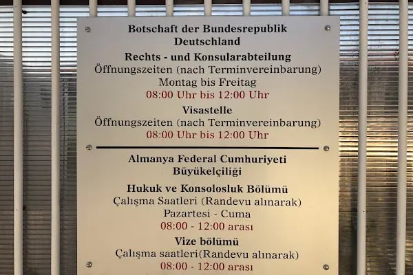 Almanya Büyükelçiliği: Hukuk, Konsolosluk ve Vize Bölümü - Resim 13